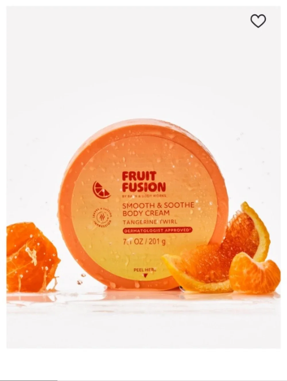 🍊Bath & Body Works Fruit Fusion Tangerine Twirl Body Cream 🍊